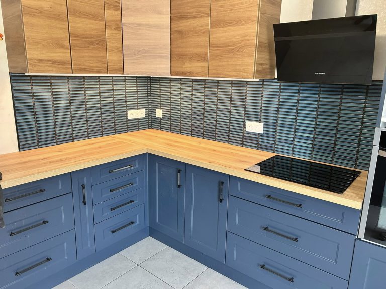 Carrelage d'un mur de cuisine